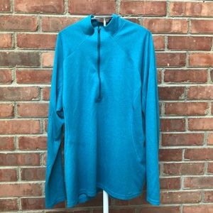 Patagonia Capiline 1/4 zip pullover teal